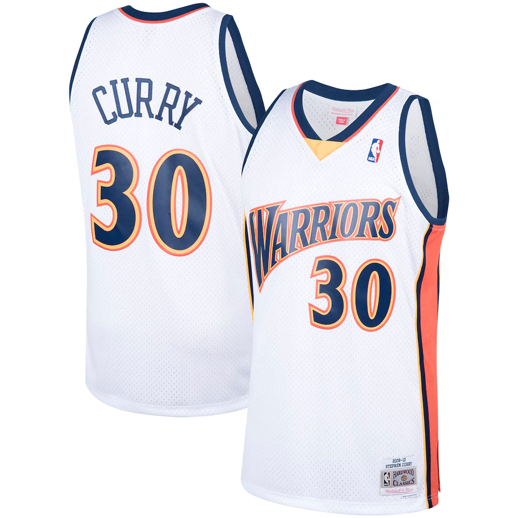 Men 2026 NBA Golden State Warriors #30 Curry white jersey 070901